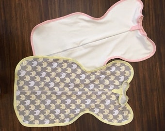 Newborn snuggle cocoon wrap