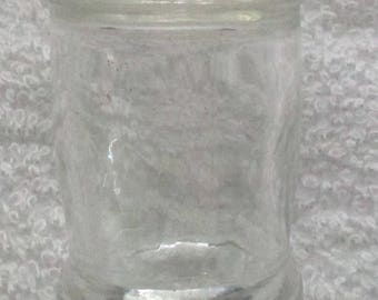 Vintage Restaurant Creamer Individual Clear Glass