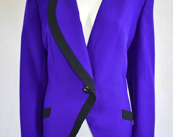 Vintage 80s Asymmetrical Blazer