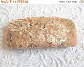 CLEARANCE - Pink barrette, fabric barrette, bridal barrette, fabric barrette, hair accessory, fashion accessory