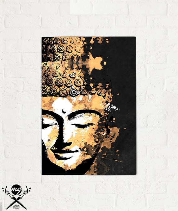 Buddha Wall Art Poster Zen Shabby Chic Beach Decor