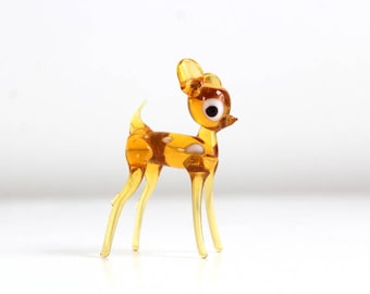 Deer Figurine, Miniature Deer, Terrarium Deer, Deer, Glass Deer, Fairy Garden Deer, Tiny Deer, Glass Deer Figurine, Vintage Deer Figurine