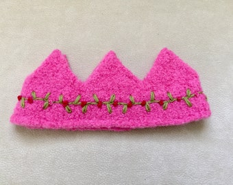Felted Wool Crown Birthday Dress Up Waldorf
