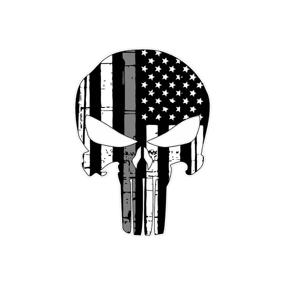 Correctional Officer Punisher Thin Gray line