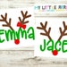 Matching sibling reindeer svg | matching Christmas svg | matching reindeer svg | sibling Christmas outfit | twin Christmas| reindeer svg