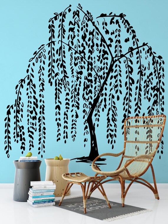 Willow Tree Wall Decal Sticker Nature Decals Relaxing and