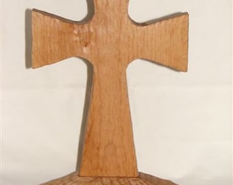 Alder Hand Carved Cross / 176