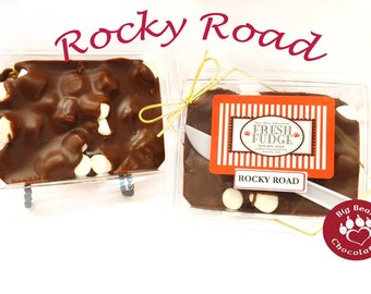 3/4 lb Rocky Road Fudge