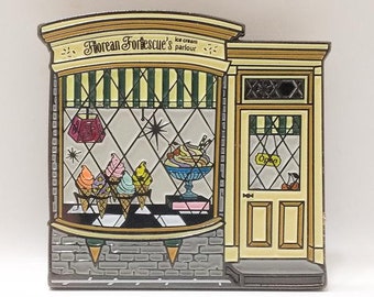 HPinstreet FLOREAN FORTESCUE'S Ice Cream Parlour enamel lapel PIN / by BUNCEandBEAN