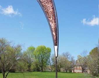 outdoor metal art,aged copper,garden art,kinetic,metal sculpture,outdoor sculpture