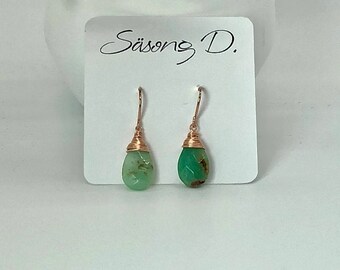 Mixed gemstone dangle. 14/20 gold fill wire