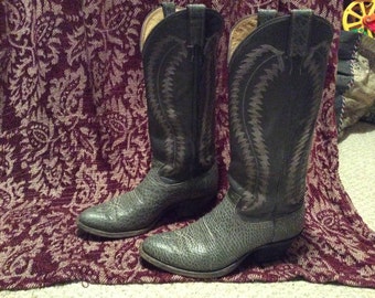 Mens 9 Vintage Justin Cowboy Western boots