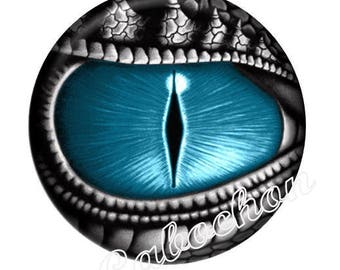 1 cabochon 30mm glass cabochon steampunk dragon eye image shown
