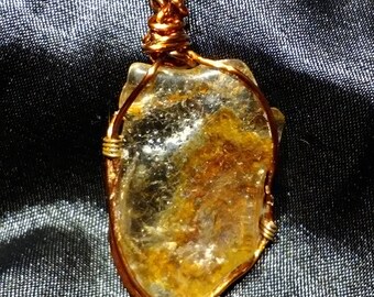 Amphibole Quartz Pendant