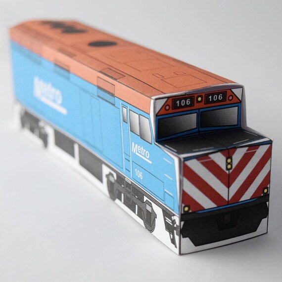 Papercraft Train Templates