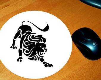 Mouse pad Lion personalize name or Word of your choice