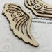 2 Die Cut Fairy Wings,Enchanted Fairy Wings,Angel DIY Die Cut,Fantasy Fairy Lover Gift Ideas,Fairytale Fantasy Angel Fairy Papercraft Ideas