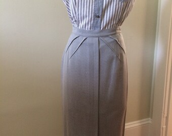 1950's Womens Cotton Sleeveless Blouse