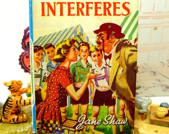Susan Interferes by Jane Shaw Vintage Hardback book with DW Susan Stories The Childrens Press 1st Ed 1960s