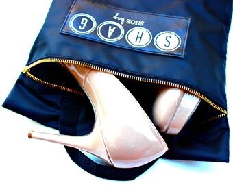 SHAG Shoe Bag, Set of 4 // Travel Gift // Stocking Stuffer // Luggage Accessory // Travel Bag // Gift for Anyone // Travel Hack Useful Gift