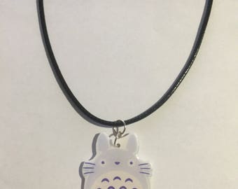 totoro charm necklace