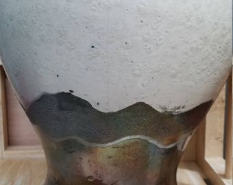 Raku Vase ready to ship