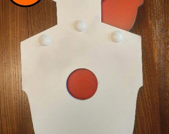 1/2" BIG DONG TARGETS | Hostage and Bullseye Silhouette AR500 Steel Tactical Shooting Target