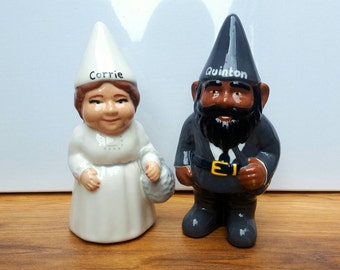 Personalised Ceramic Garden or Indoor Gnome Unique Gift Quirky Gift Personalized Gnome One Gnome