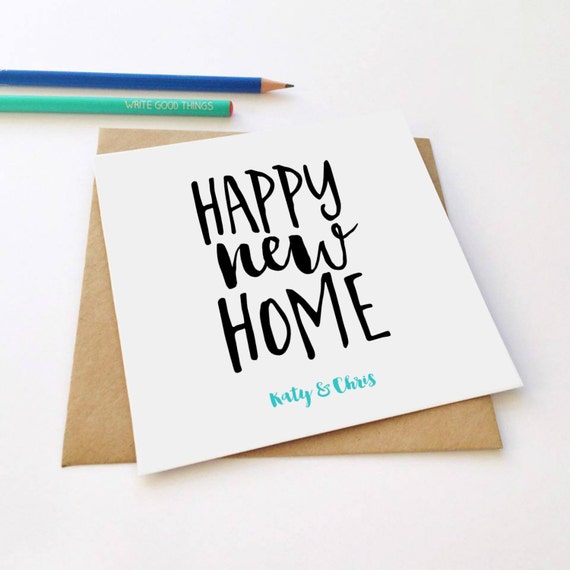 personalised new home card personalized new home card