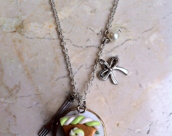 Lemoncake Cake Necklace