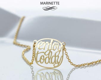 Personalized Quote necklace