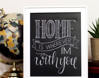 Home chalkboard | Etsy