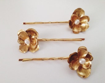 Orchid hairpin SET of 3, #1320