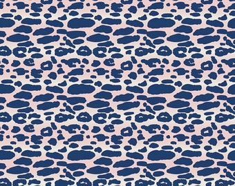 Indigo & Aster - Animalia Exotica Oasis - Bari J. - Art Gallery Fabrics - Fabric By the Half Yard