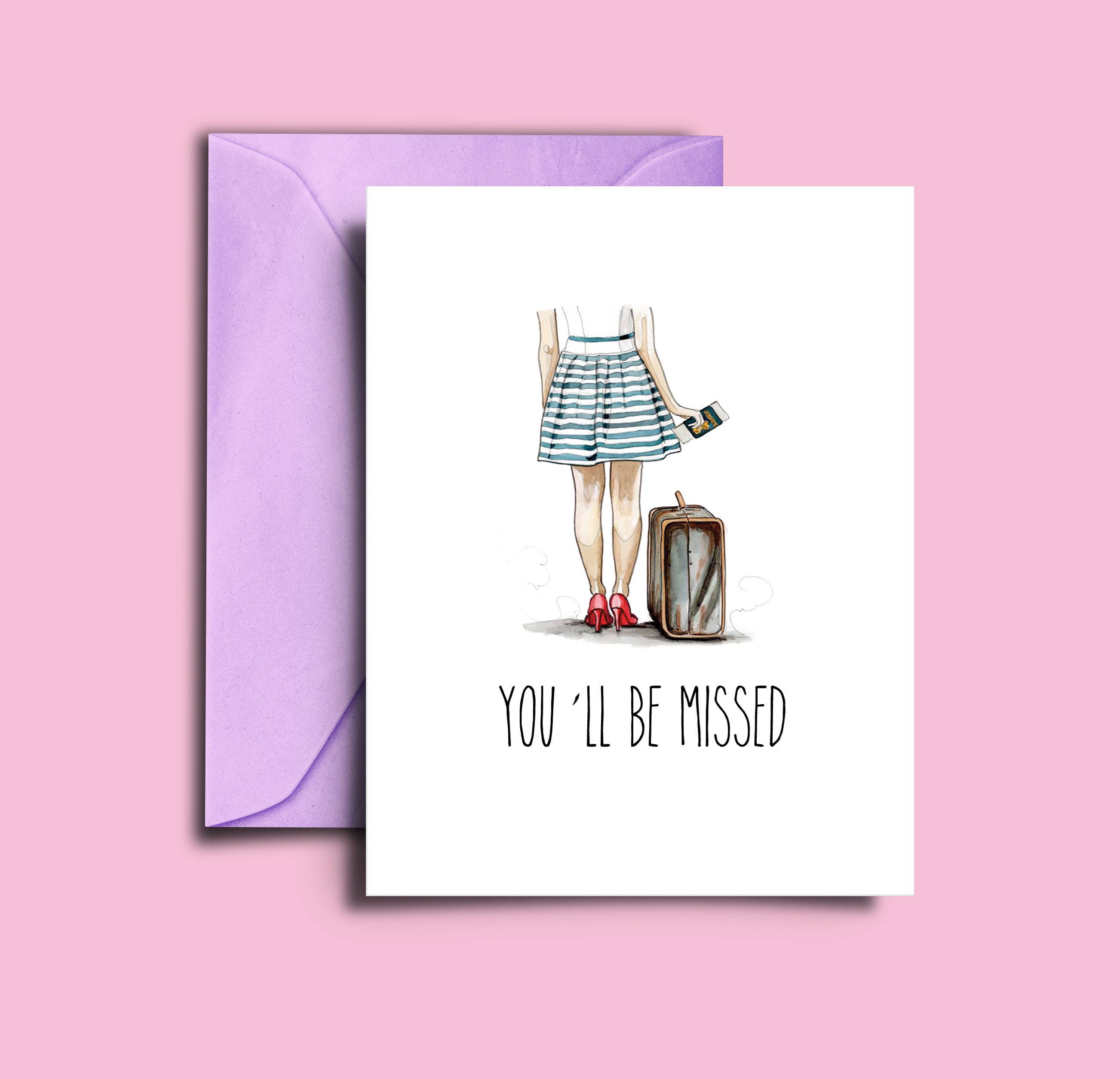 printable goodbye cards