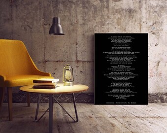 Desiderata Poster, Max Ehrmann Desiderata Art Print, literary quote print, motivational poster,