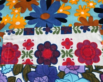 1950s fabric bundle , craft projects , patchwork , purces , dolls clothes ect #4