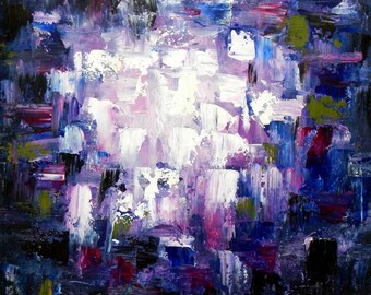 Abstract-Berlin in autumn e94905 60 x 60 cm painting hand painted
