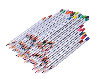 72 Professional Drawing Colored Pencils, Set of 72 Soft Core Pencils, Artist Quality Art Pencil Set