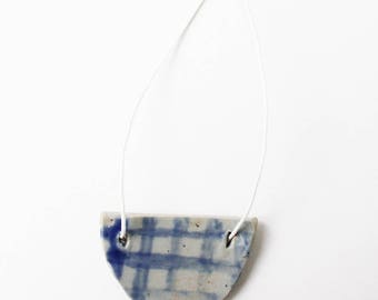 Ceramic Statement Necklace, Statement Necklace, Ceramic Necklace, Ceramic Pendant, Ceramic Jewellery, Ceramic Jewelry, Ceramic Handmade