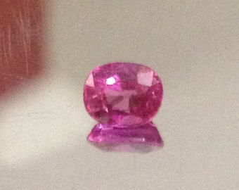 Natural Purplish pink sapphire
