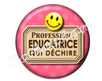 1 cabochon 30mm glass, who tears