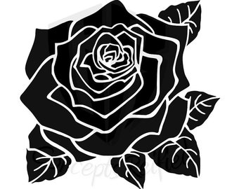 Roses stencil | Etsy