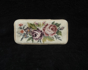 Vintage Embroidered Eyeglass case