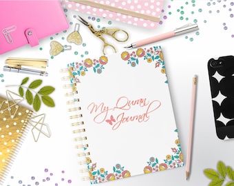 Quran Journal - Quran Planner - Quran Notebook - Planner notebook, Planner Journal, Islamic Planner, Islamic Journal, Islamic NoteBook