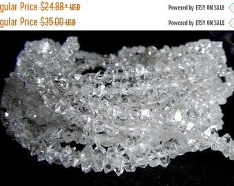 Herkimer Diamond Quartz, Diamond Quartz, Mineral, Crystal, Beads, Strand, Jewelry Making, Jewelry