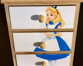 Alice In Wonderland jewelry chests