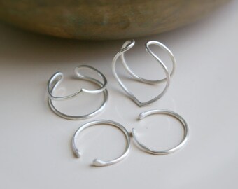 Sterling Silver Chevron Toe Ring Set, Toe Rings, Chevron, Beach Jewellery, Summer Jewellery, Silver Ring Set, Dainty Ring, Minimalist Rings