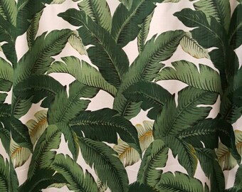 Shower Curtain Tropical Print in Tommy Bahama Indoor/Outdoor Swaying Palms Aloe with Grommets Available in many Sizes