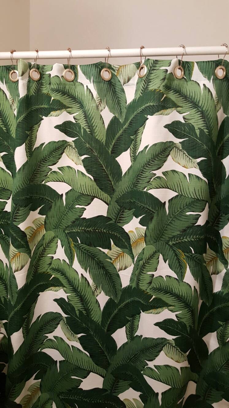 Shower Curtain Tropical Print in Tommy Bahama Indoor/Outdoor